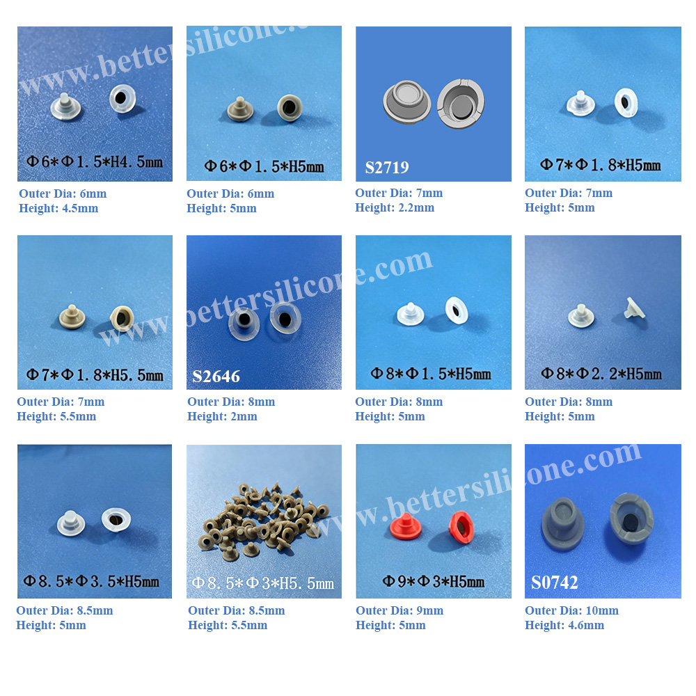 Round Shaped Tactile Switch Rubber Dome Small Button